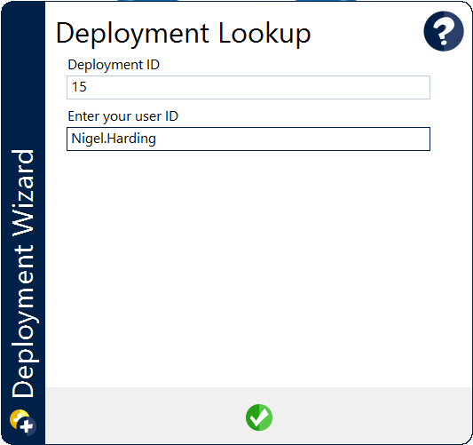 Simple WinPE dialog to begin deployment with minimal data entry