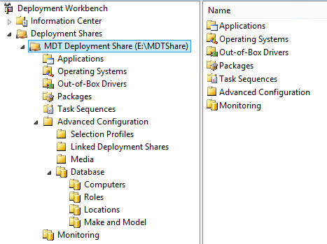 MDT Deployment Share