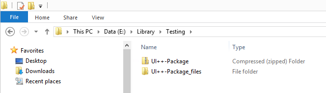 Extracted UI++ package files