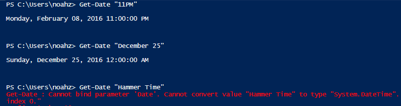 Testing schedule text. Somehow PowerShell doesn't know about Hammer Time.