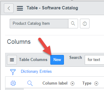 Create a new column in the table