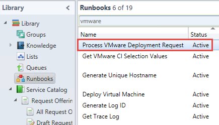 Synchronized runbook in Service Manager library