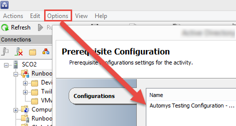 Configure the imported global configurations